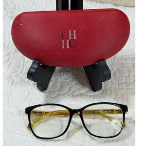 Carolina Herrera Womens Eyeglasses Case Cleaner Frames Designer Accessory Luxury